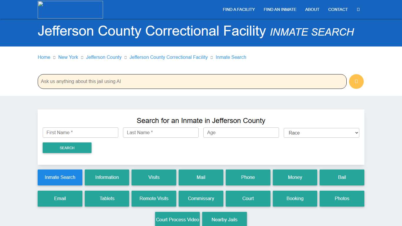 Jefferson County Inmate Search & Roster Find Inmates NY